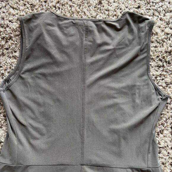 Sun Light Sleeveless Casual Tunic Dress Size 1 Small Lightweight Sage Green - Picture 5 of 6